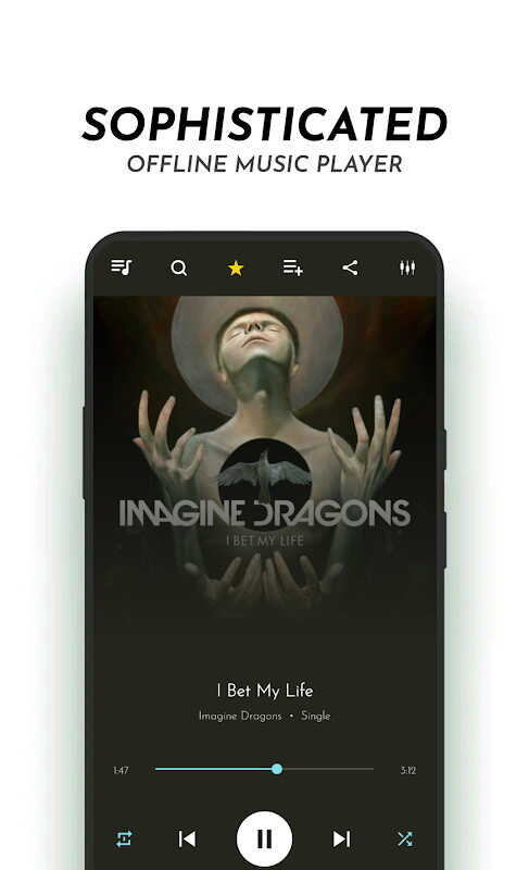 無料セール 430円 無料 イコライザーを搭載したシンプルな音楽プレーヤー Audiopro Music Player Android アプリセール情報