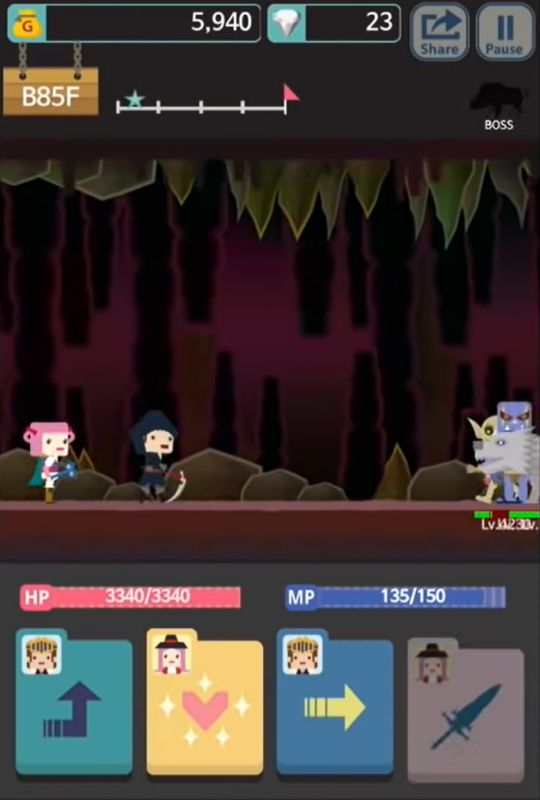 無料セール 1円 無料 戦士と魔法使いをアップグレードしながらダンジョンを探索するｒｐｇ Vip 無限ダンジョン Androidアプリセール情報