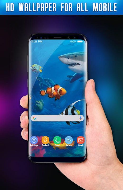 75 Off 440円 110円 熱帯魚や気泡のアニメーションを楽しめる３ｄ水槽ライブ壁紙アプリ Fish Live Wallpaper 3d Aquarium Background Hd Pro Androidアプリセール情報