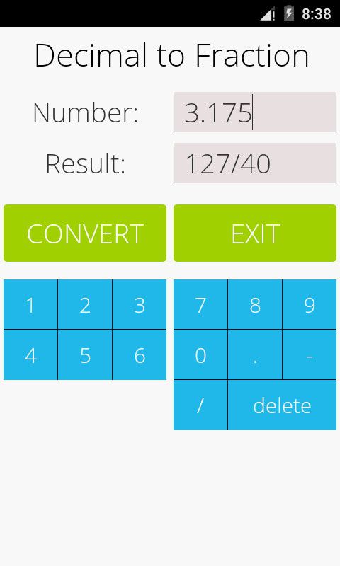無料セール 99円 無料 分数を小数に 少数を分数に変換できるアプリ 分数に小数 プロ Androidアプリセール情報