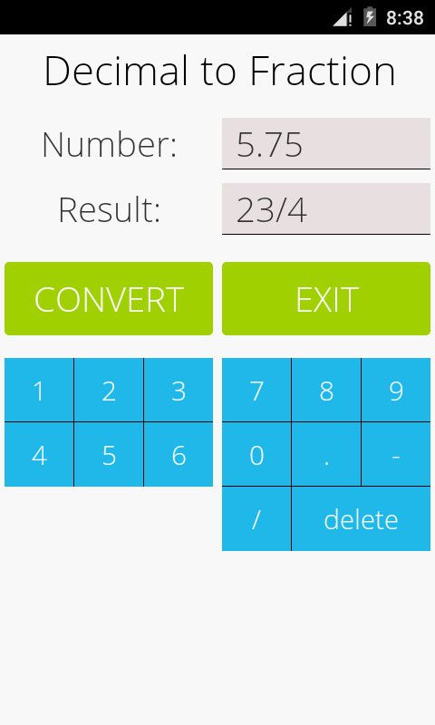無料セール 99円 無料 分数を小数に 少数を分数に変換できるアプリ 分数に小数 プロ Androidアプリセール情報