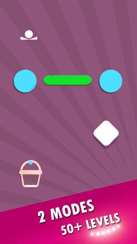 無料セール 140円 無料 障害物を移動させてボールをバケツに入れるパズルゲーム Squid Ball Challenge Androidアプリ セール情報